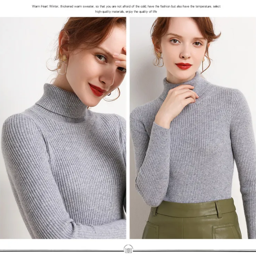 Lorrie | Cashmere Turtleneck