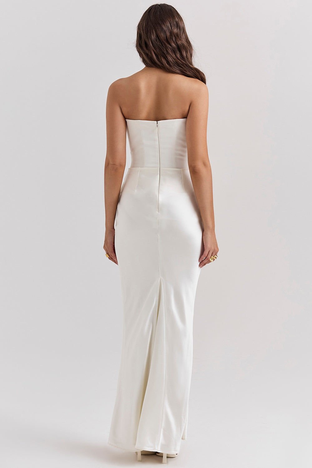 Niza | Long satin dress