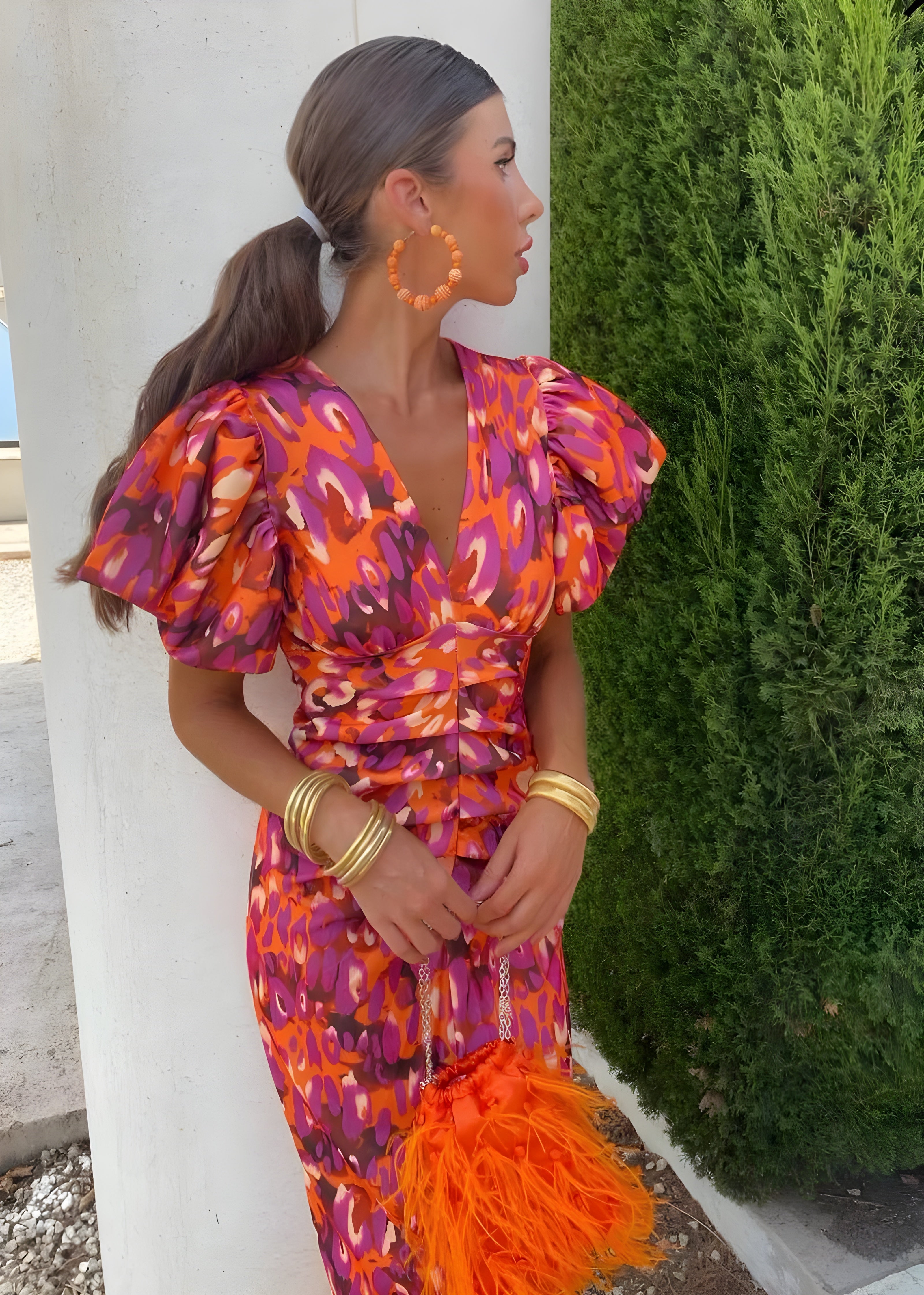 Tora | Dress with Pleated Cuffs