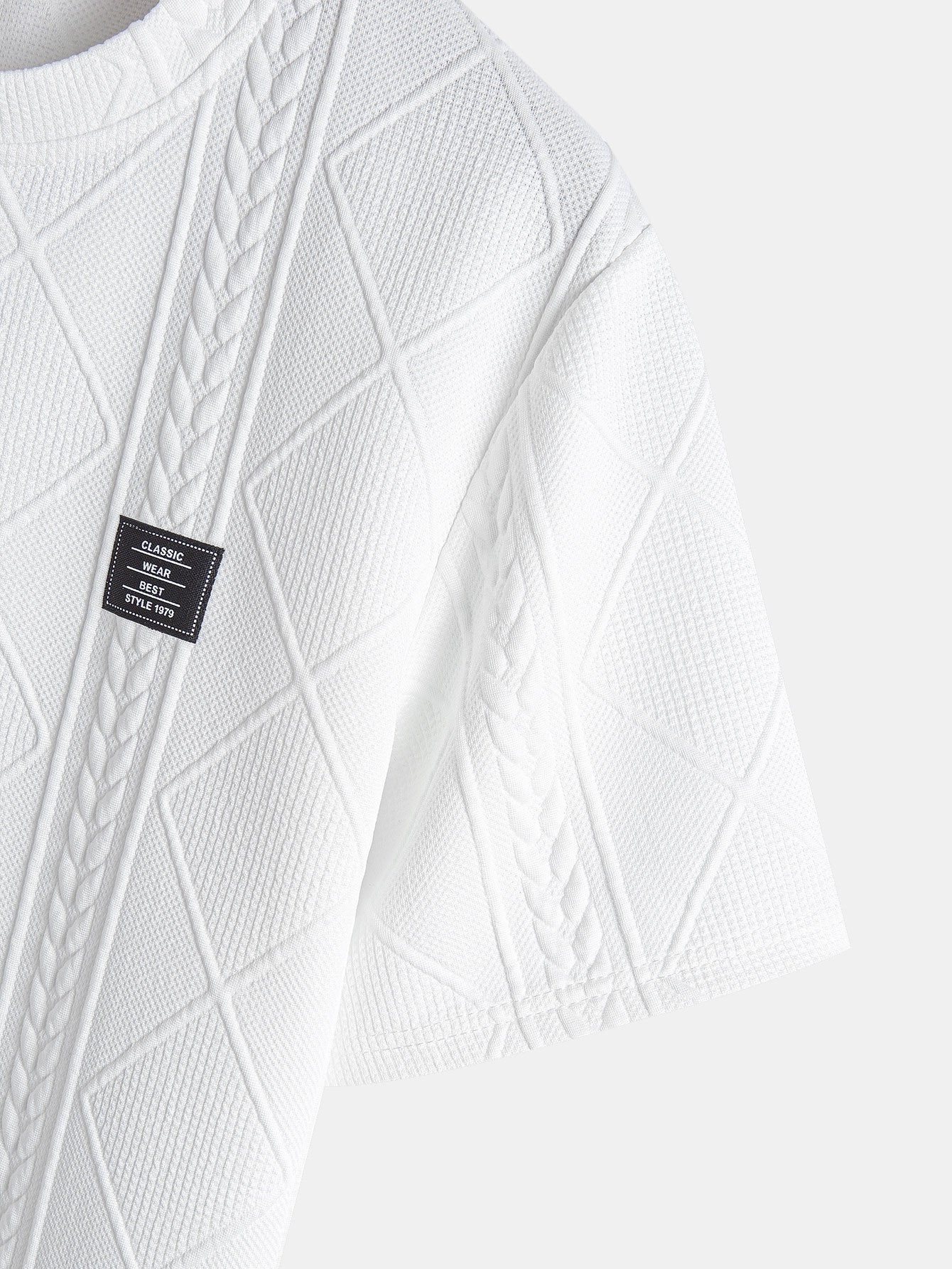 Harrison | Men's Geometric 2 Piece T-Shirt & Shorts Set