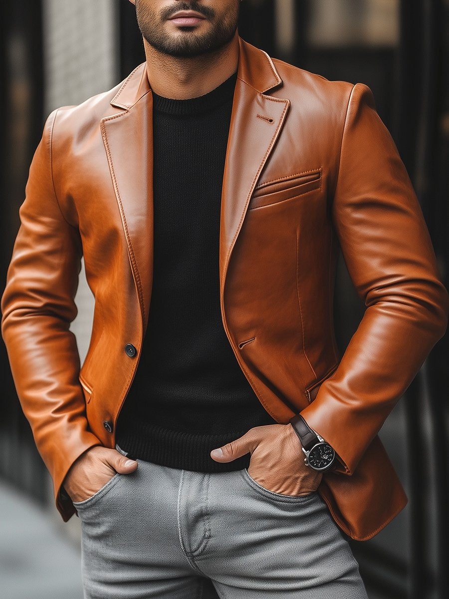 Elegant Premium Leather Jacket