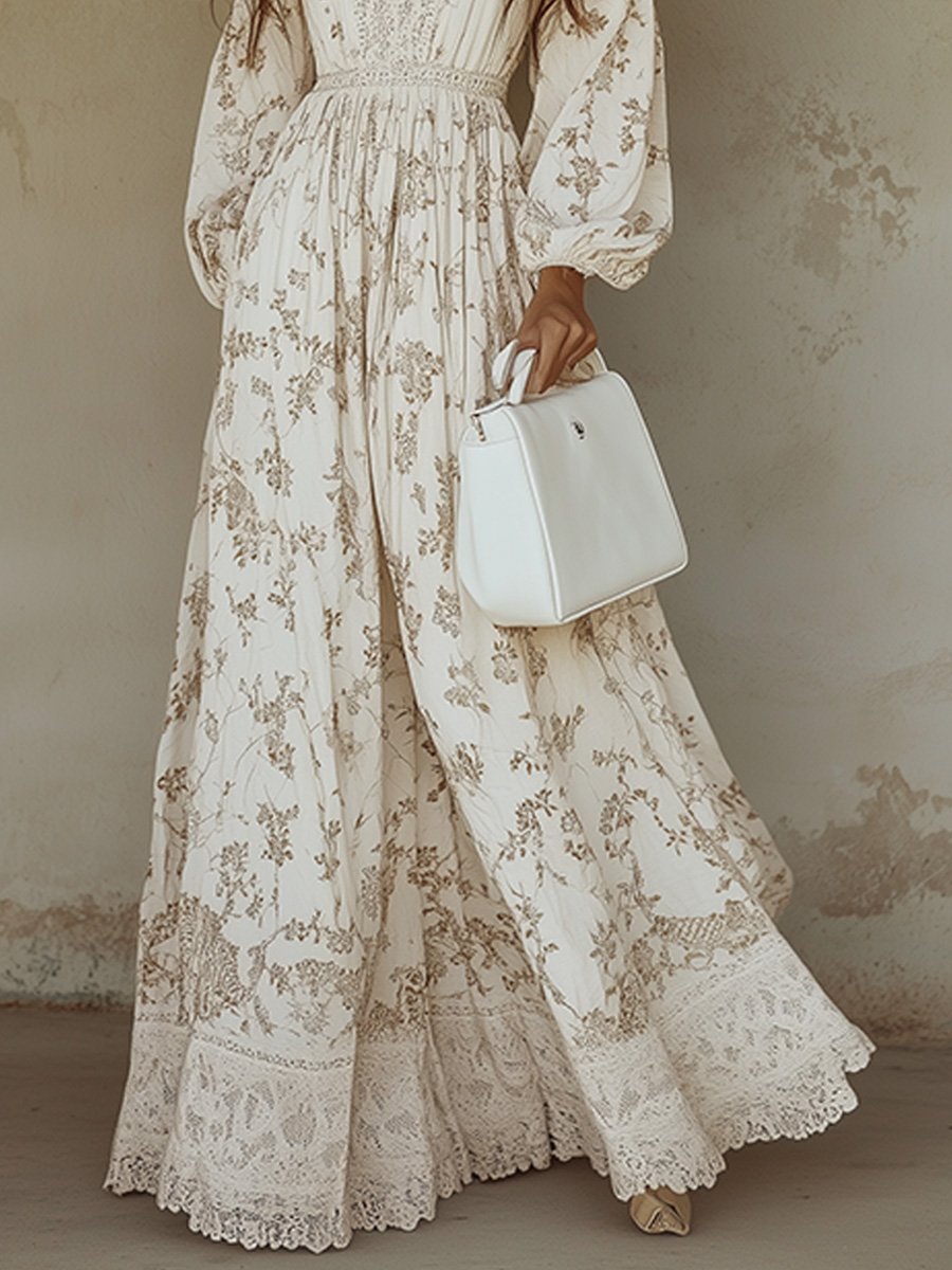 Boho Floral Maxi Dress