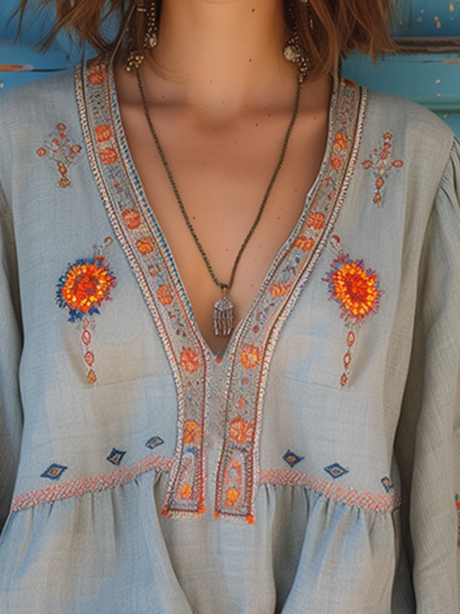 Breezy Long Sleeve Summer Shirt