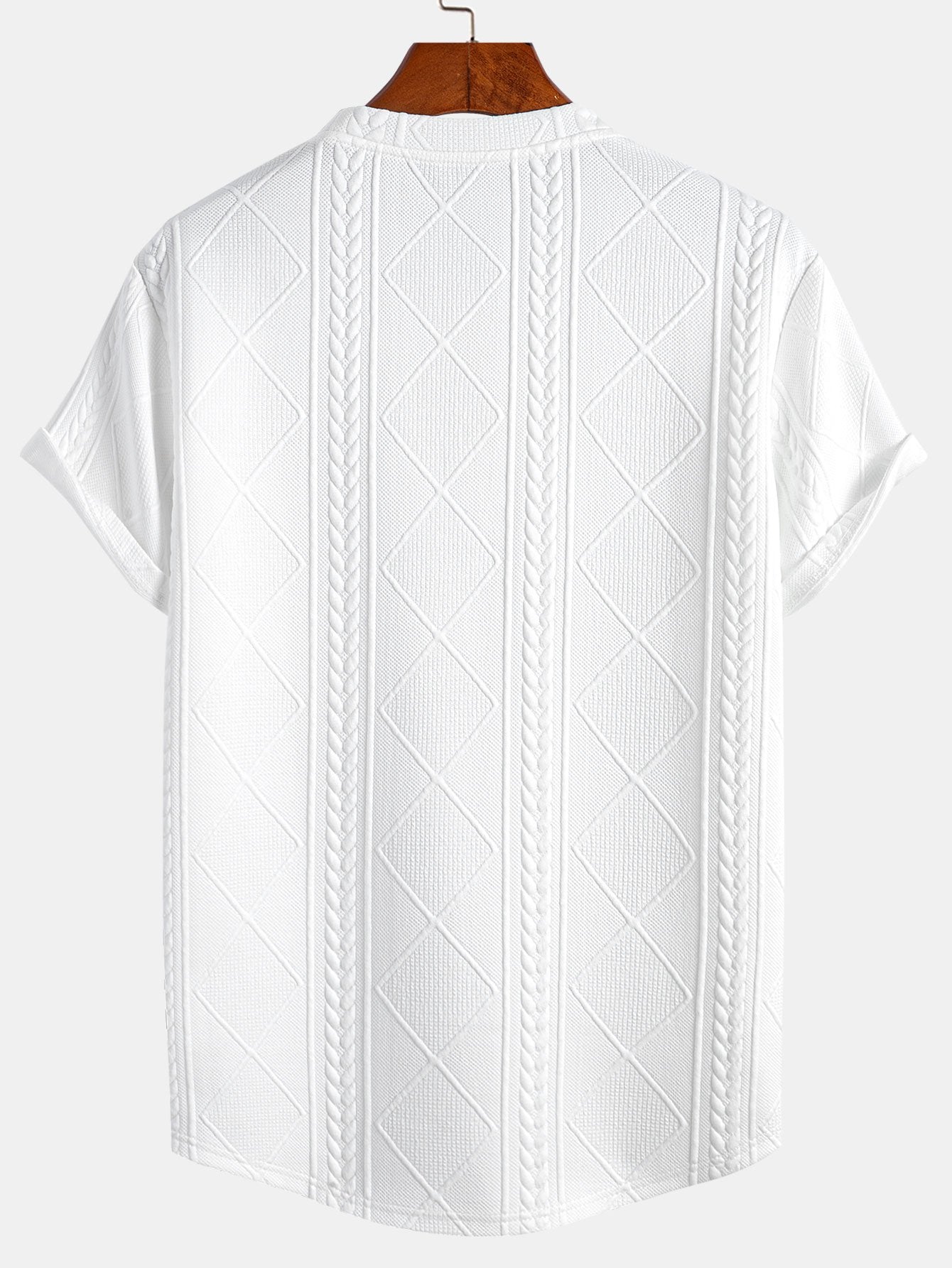 Harrison | Men's Geometric 2 Piece T-Shirt & Shorts Set
