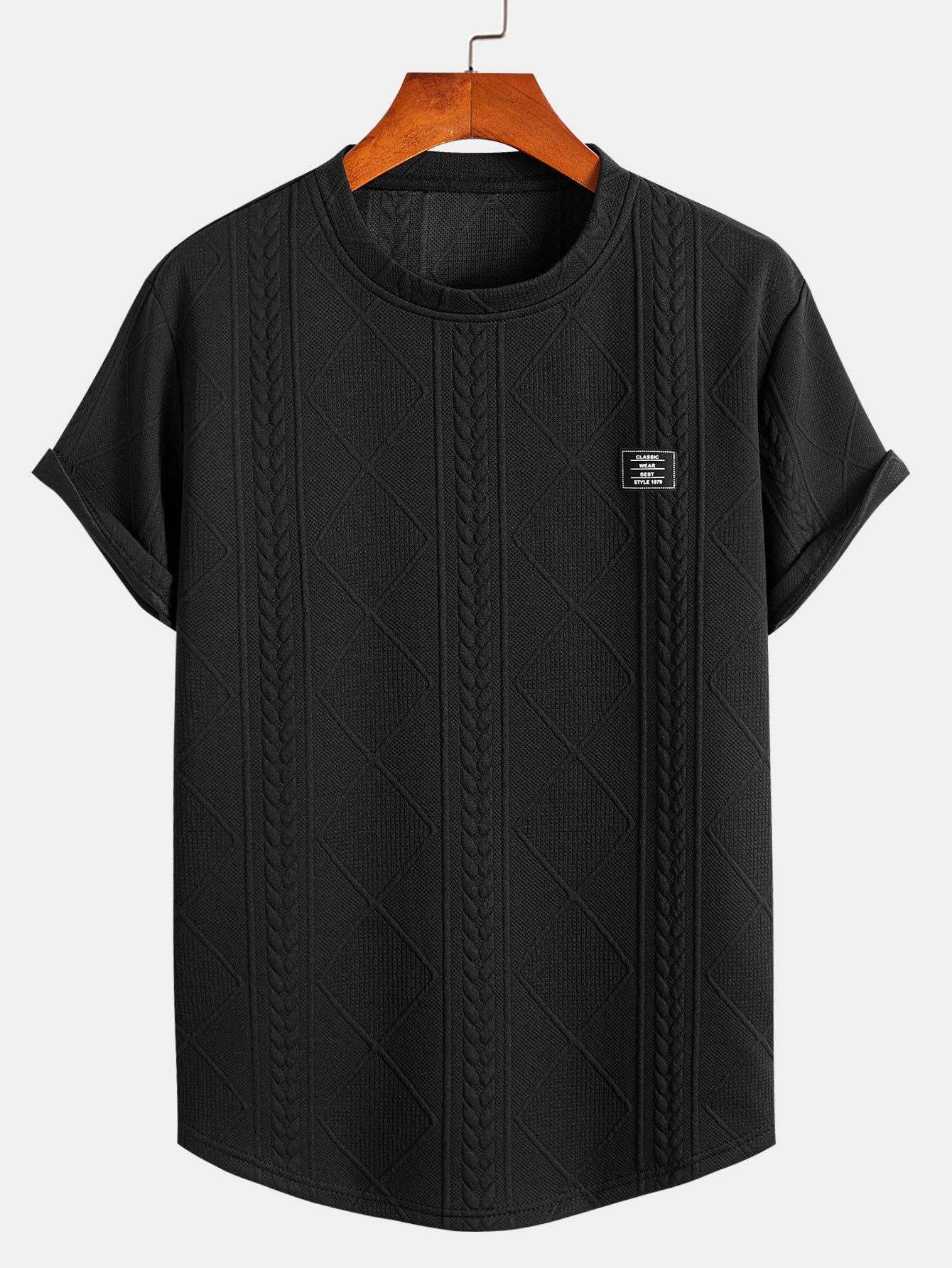 Harrison | Men's Geometric 2 Piece T-Shirt & Shorts Set
