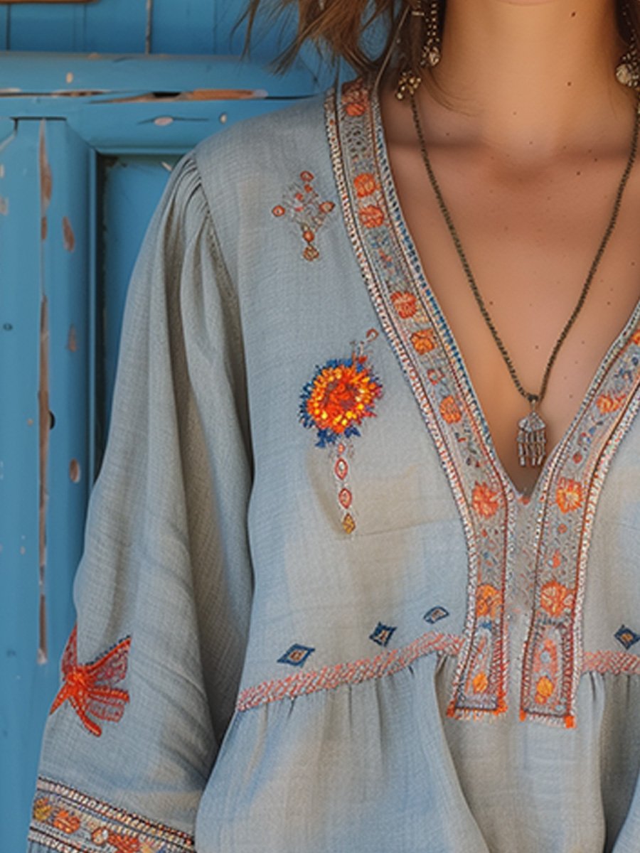 Breezy Long Sleeve Summer Shirt