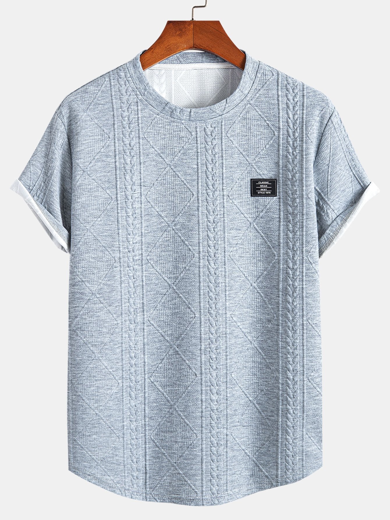 Harrison | Men's Geometric 2 Piece T-Shirt & Shorts Set