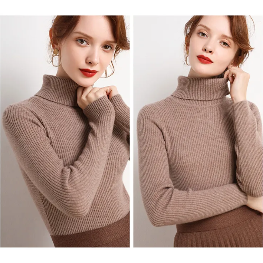 Lorrie | Cashmere Turtleneck
