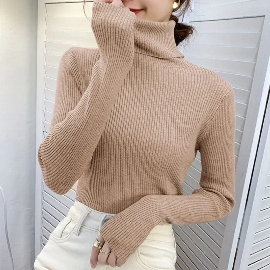 Lorrie | Cashmere Turtleneck