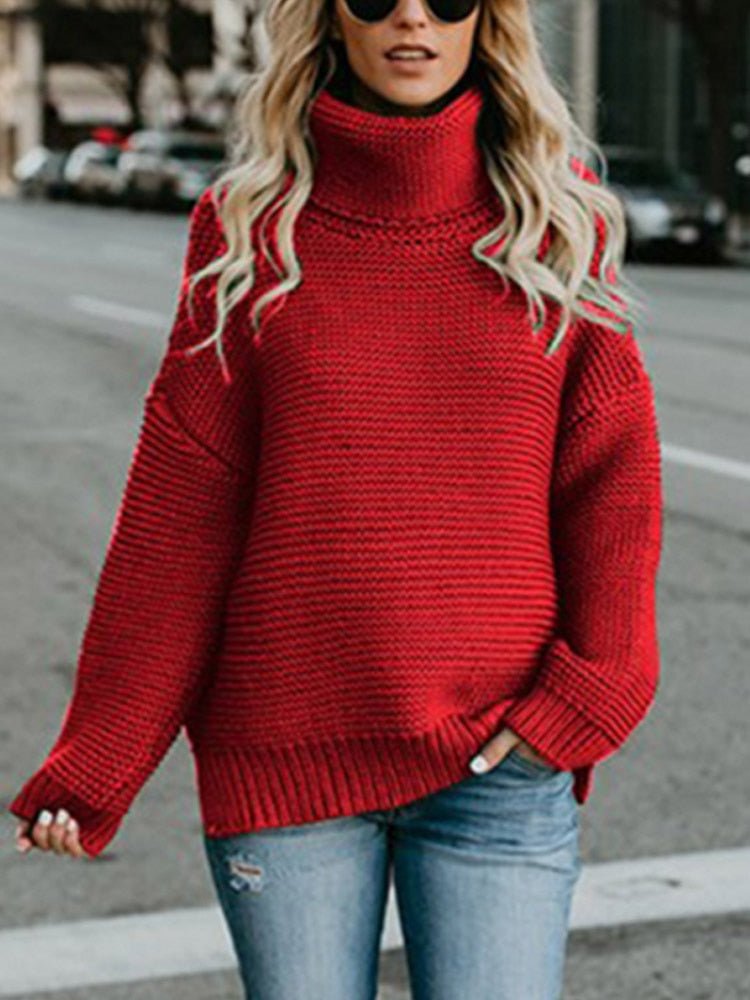 Women's Premium Thick Turtleneck Sweater