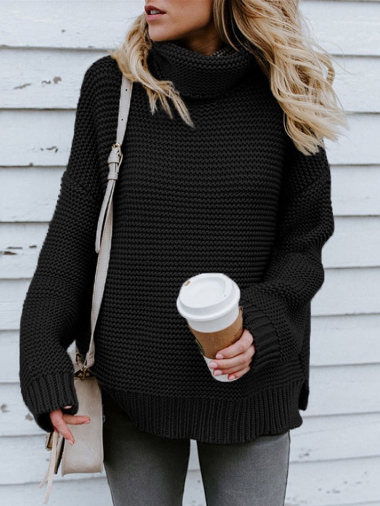 Women's Premium Thick Turtleneck Sweater