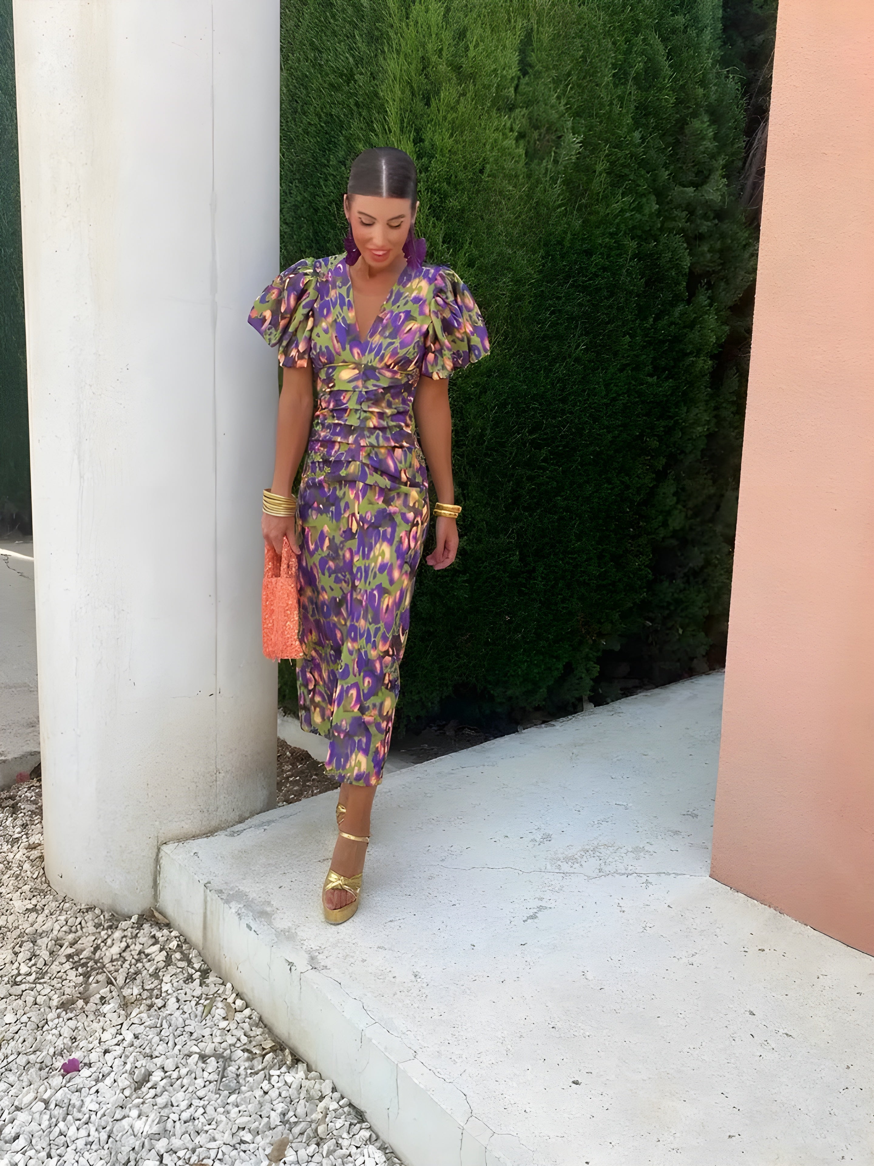 Tora | Dress with Pleated Cuffs