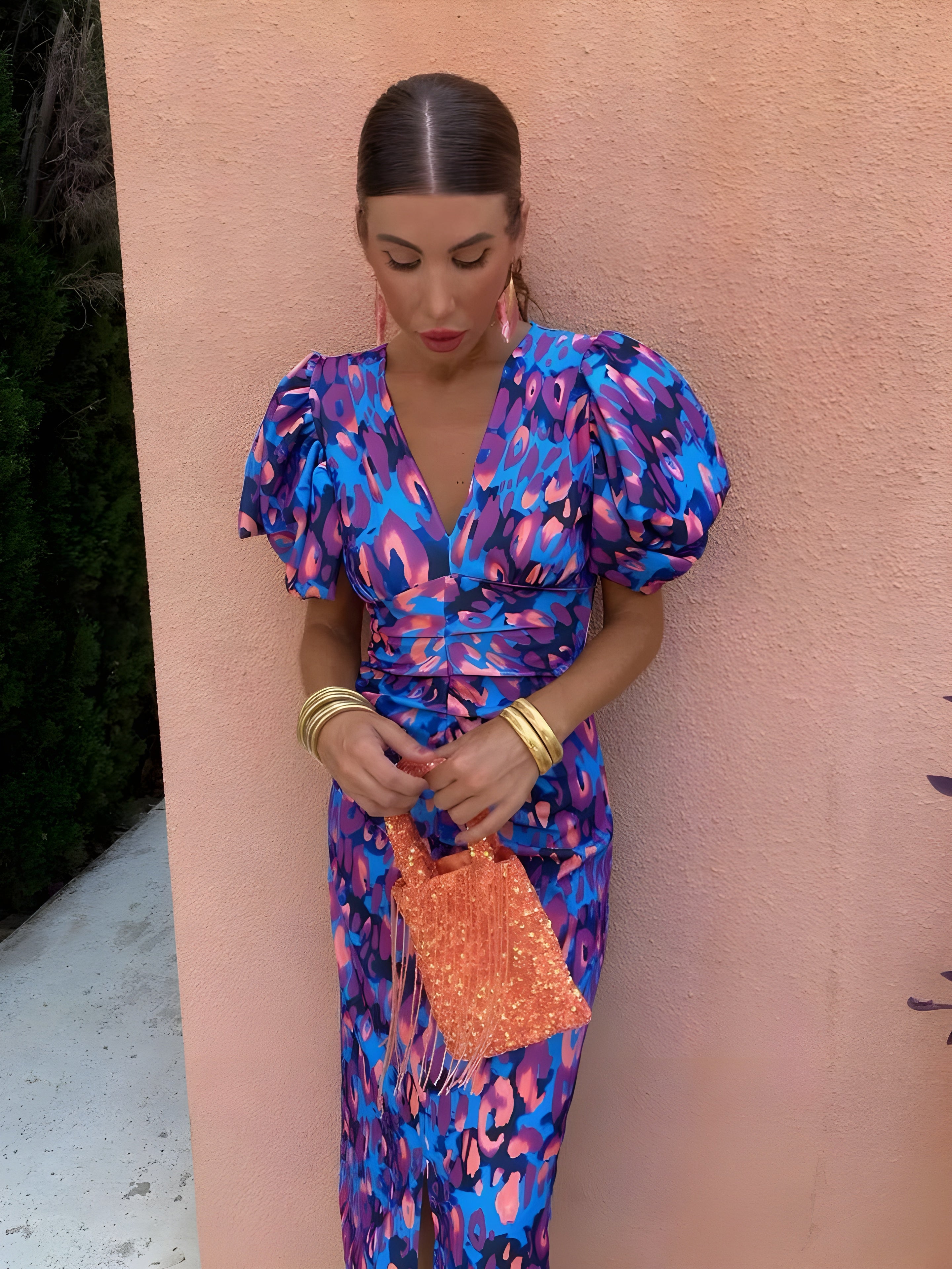 Tora | Dress with Pleated Cuffs
