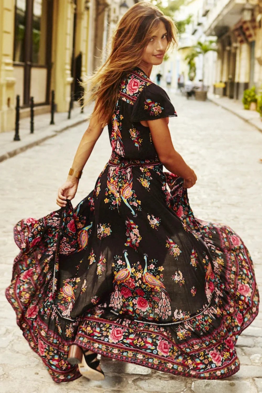 Skye | Boho Chic Floral Dress for Women