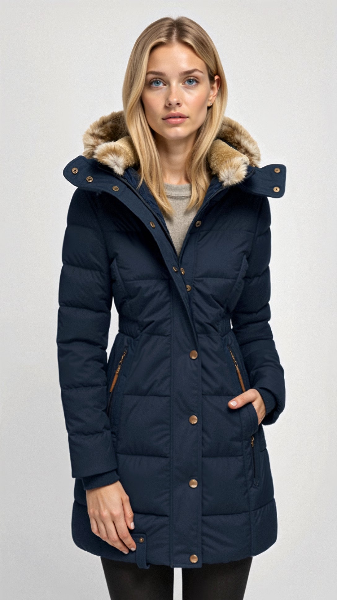 Cecilie | Warm Minimalist Winter Coat
