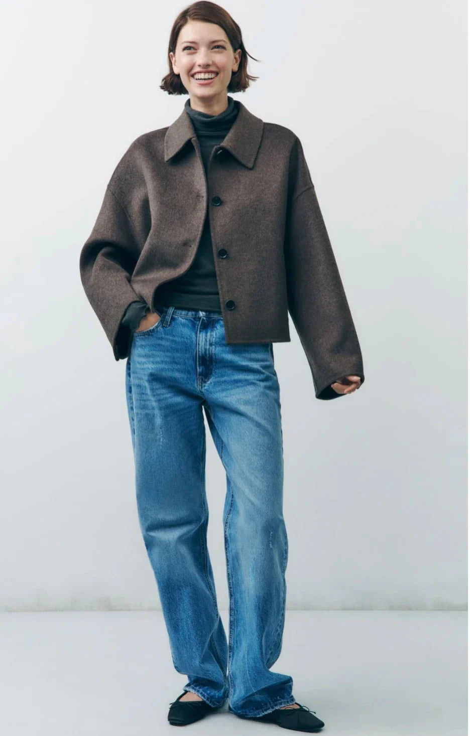 Kharla | Elegant Belted Long Coat