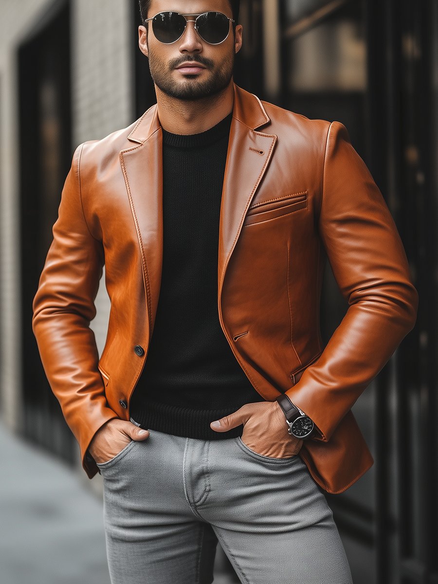 Elegant Premium Leather Jacket