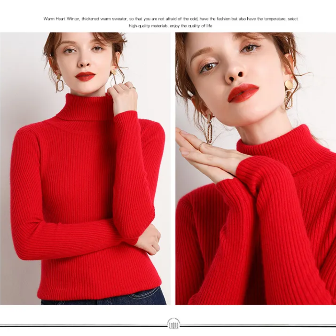 Lorrie | Cashmere Turtleneck