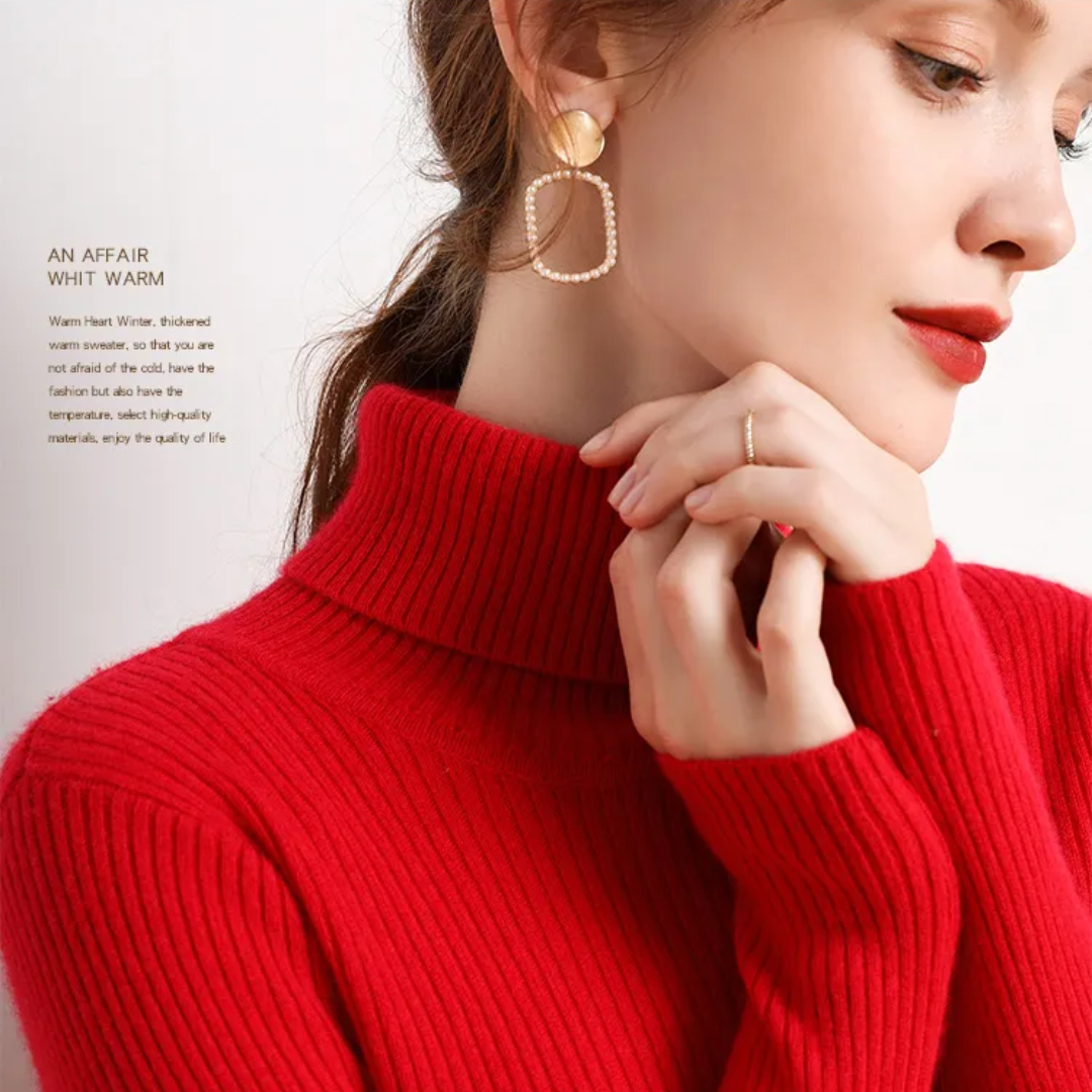 Lorrie | Cashmere Turtleneck