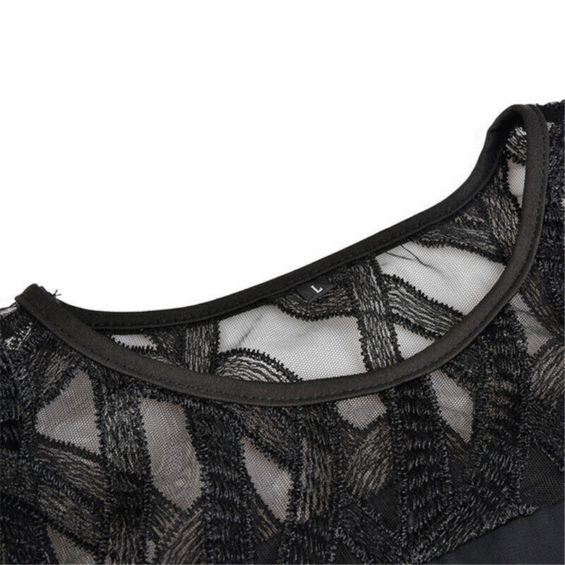 Elegant Plus-Size Midi Dress