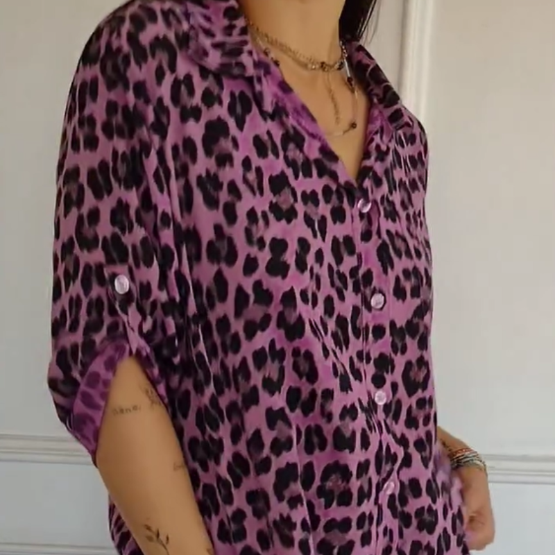 Carmila | Fashionable Leopard-Print Top