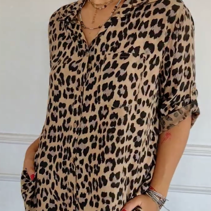 Carmila | Fashionable Leopard-Print Top