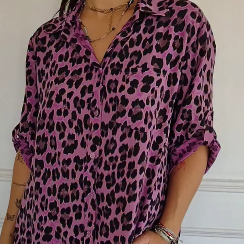 Carmila | Fashionable Leopard-Print Top