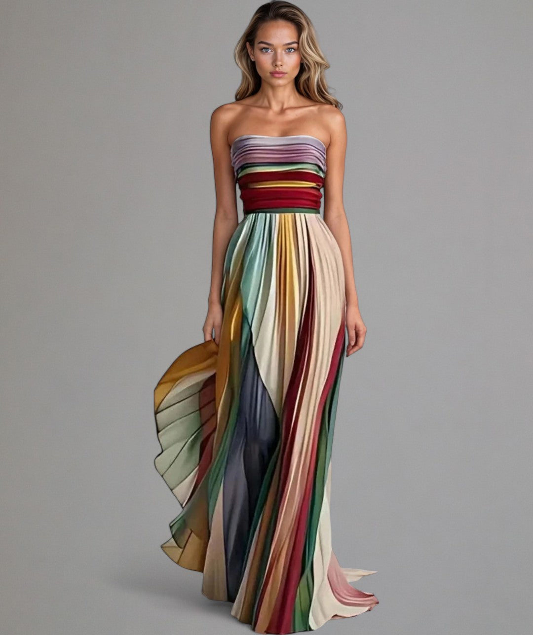 Flora | Bright Sleeveless Dress