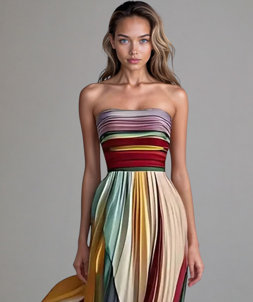 Flora | Bright Sleeveless Dress