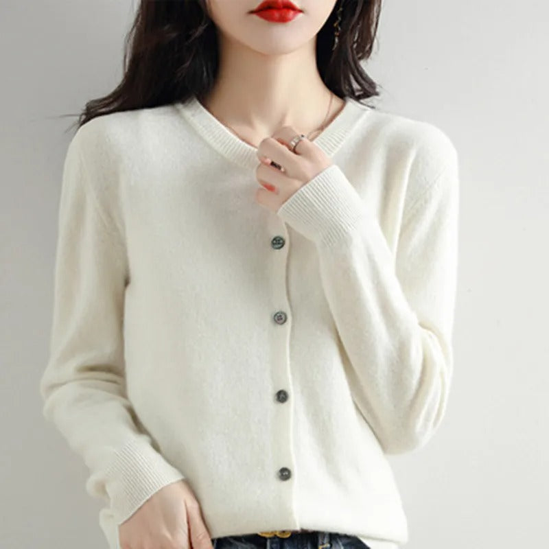 Premium Knitted Sweater with Neckline