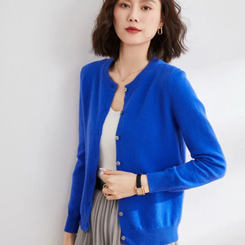 Premium Knitted Sweater with Neckline