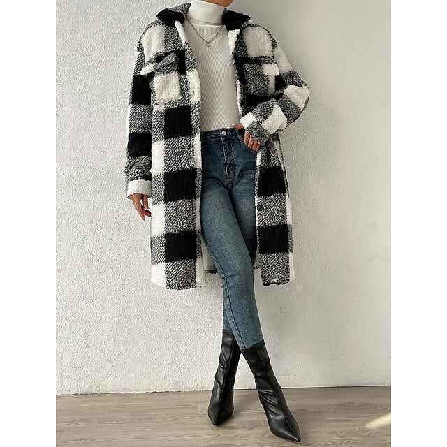 Evie | Elegant Sherpa Jacket
