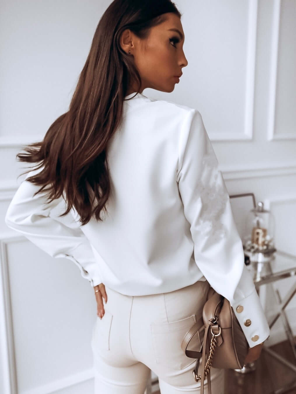 Bonnie | Long Sleeve Button-Up Blouse