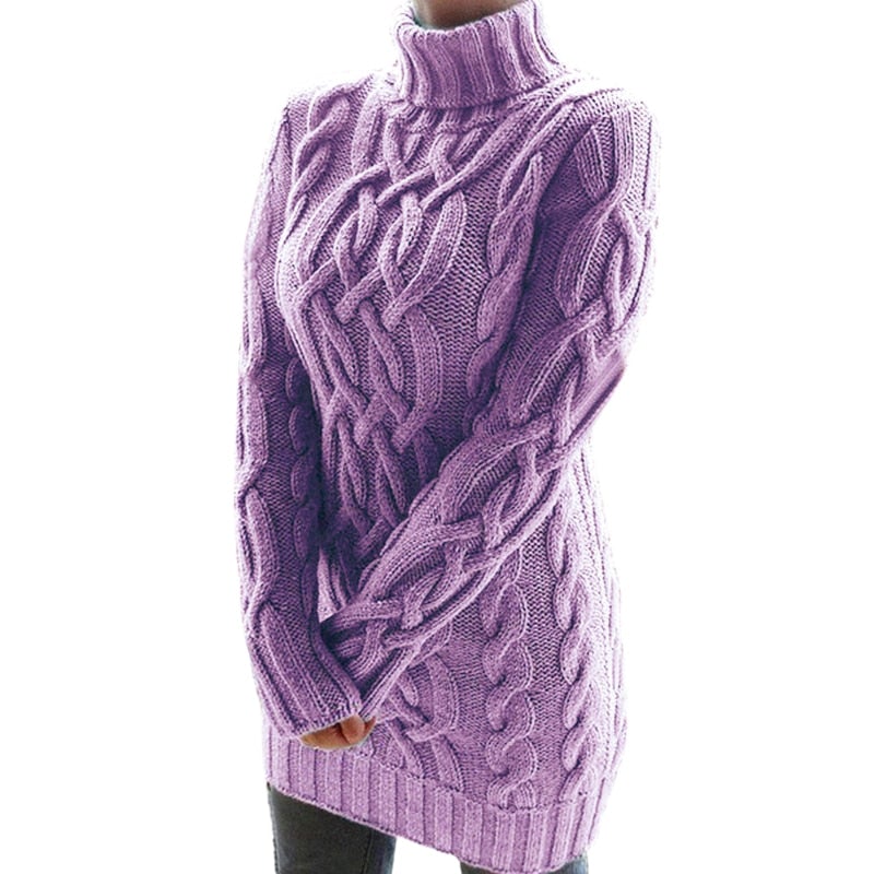 Stylish Knitted Dress for Warmth
