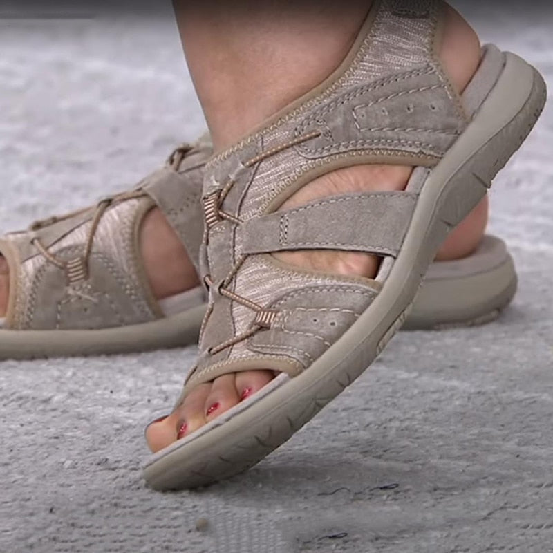 Olivia | Open Toe Round Sandals