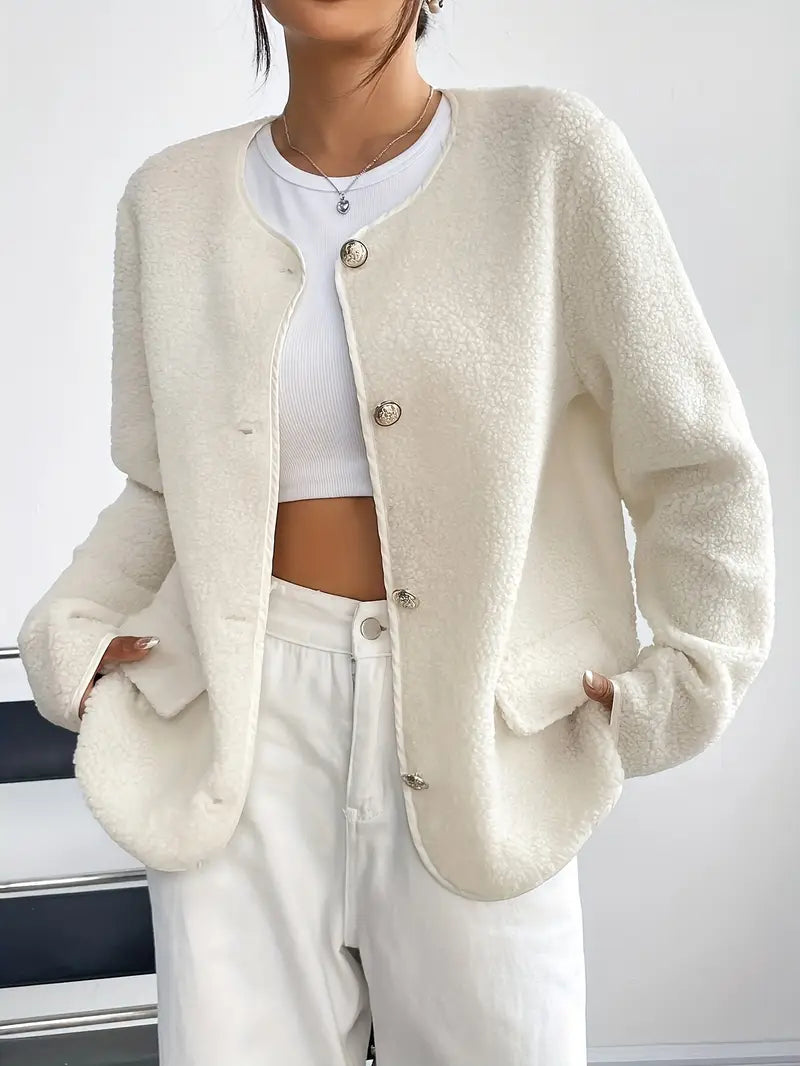 Ava | Round Neck Winter Coat