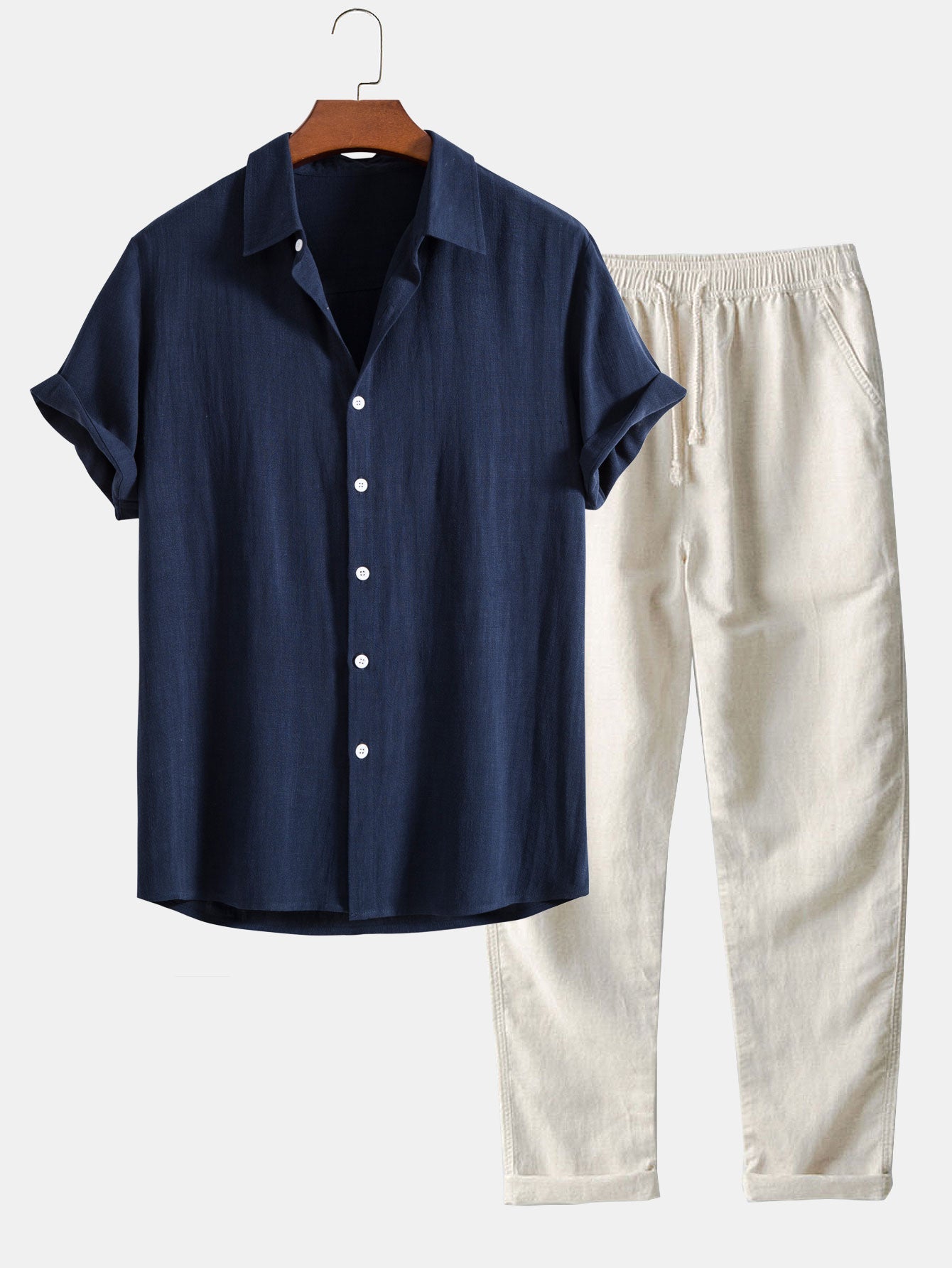 Oliver | Men's Linen 2 Piece Set Outfit