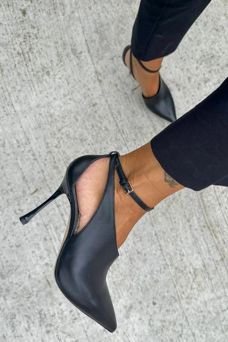 Ruby | Women's Pointed Toe Strap Heels