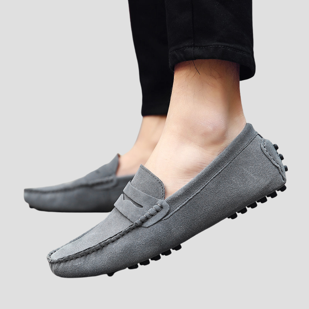 Ethan | Men's Cowhide Driving Loafers