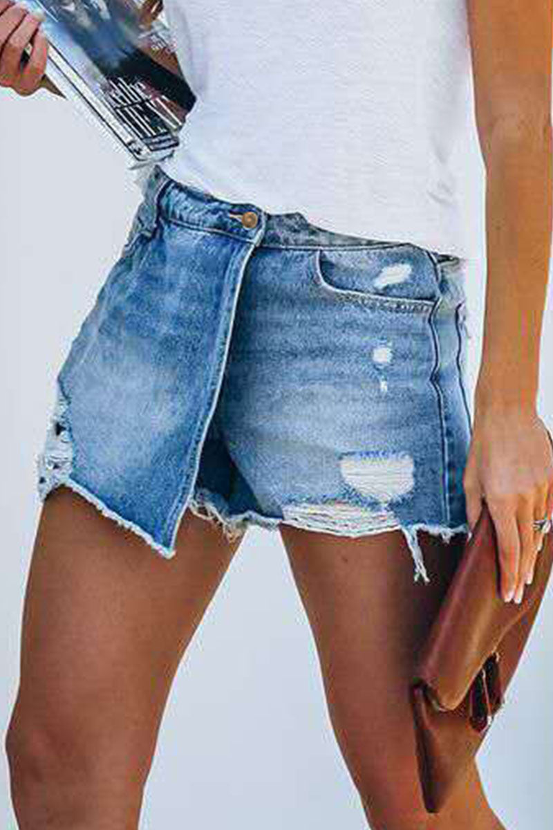 Skye | Trendy Women's Summer Ripped Denim Shorts