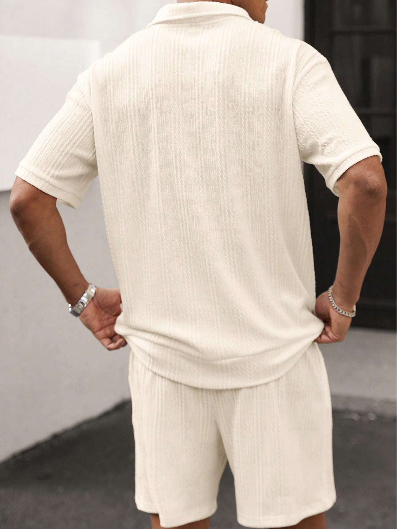 Ethan | Men's Casual Set with Shirt and Shorts