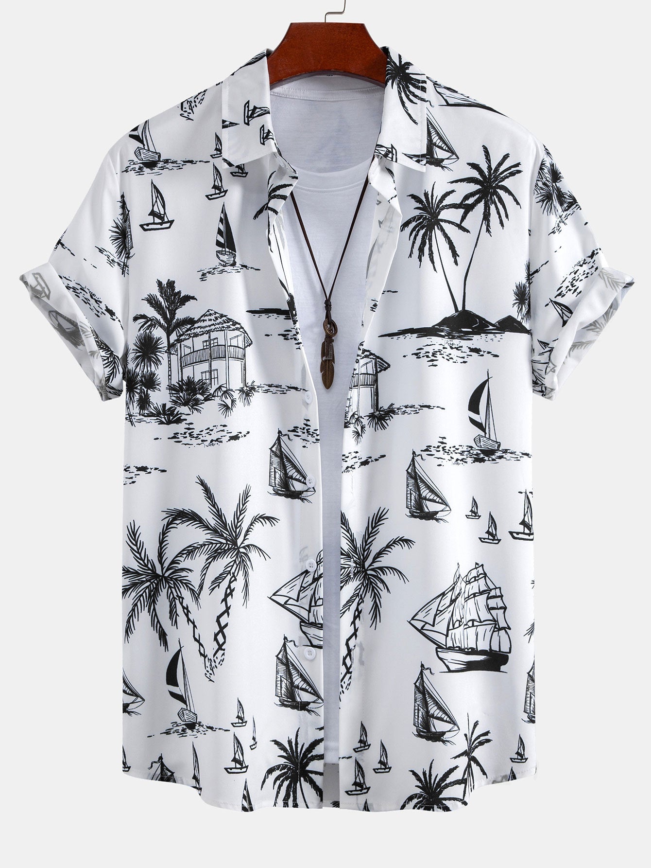 Finn | Men's Island Print 2 Piece Set Outfit
