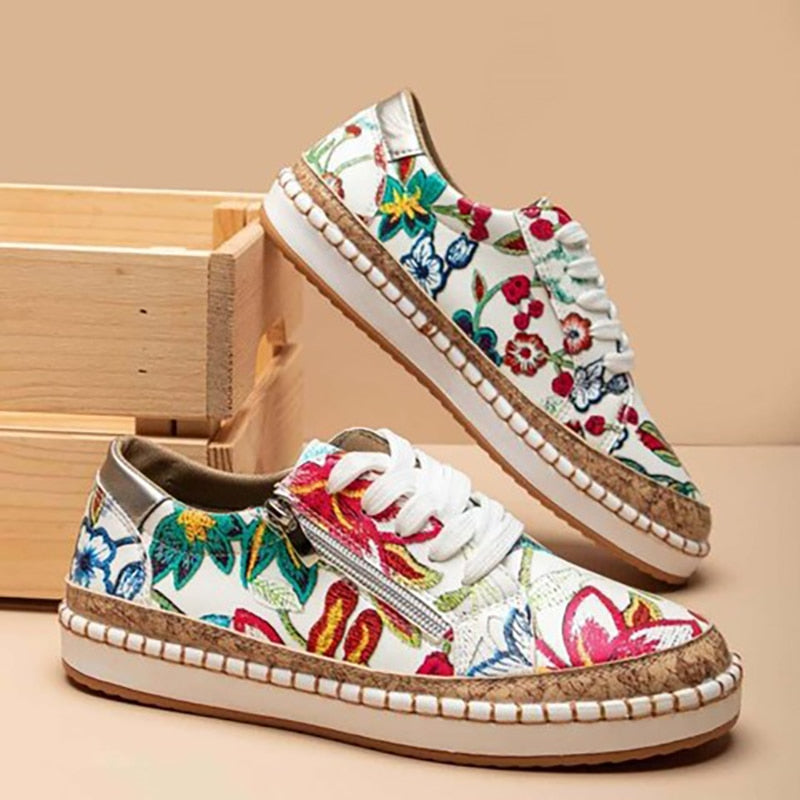 Tara | Orthopedic Floral Comfort Shoes for Women