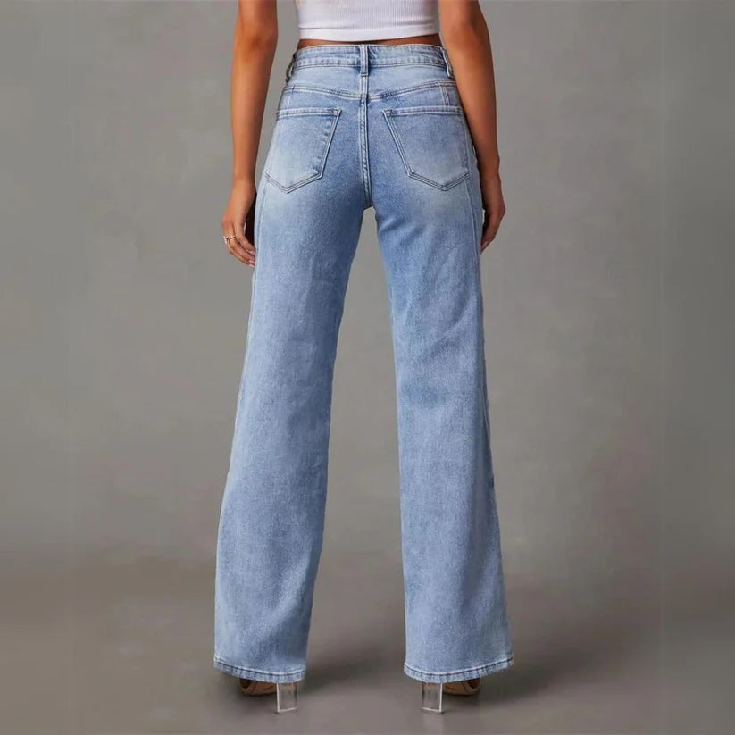 Mia | Loose Wide Leg Jeans For Women