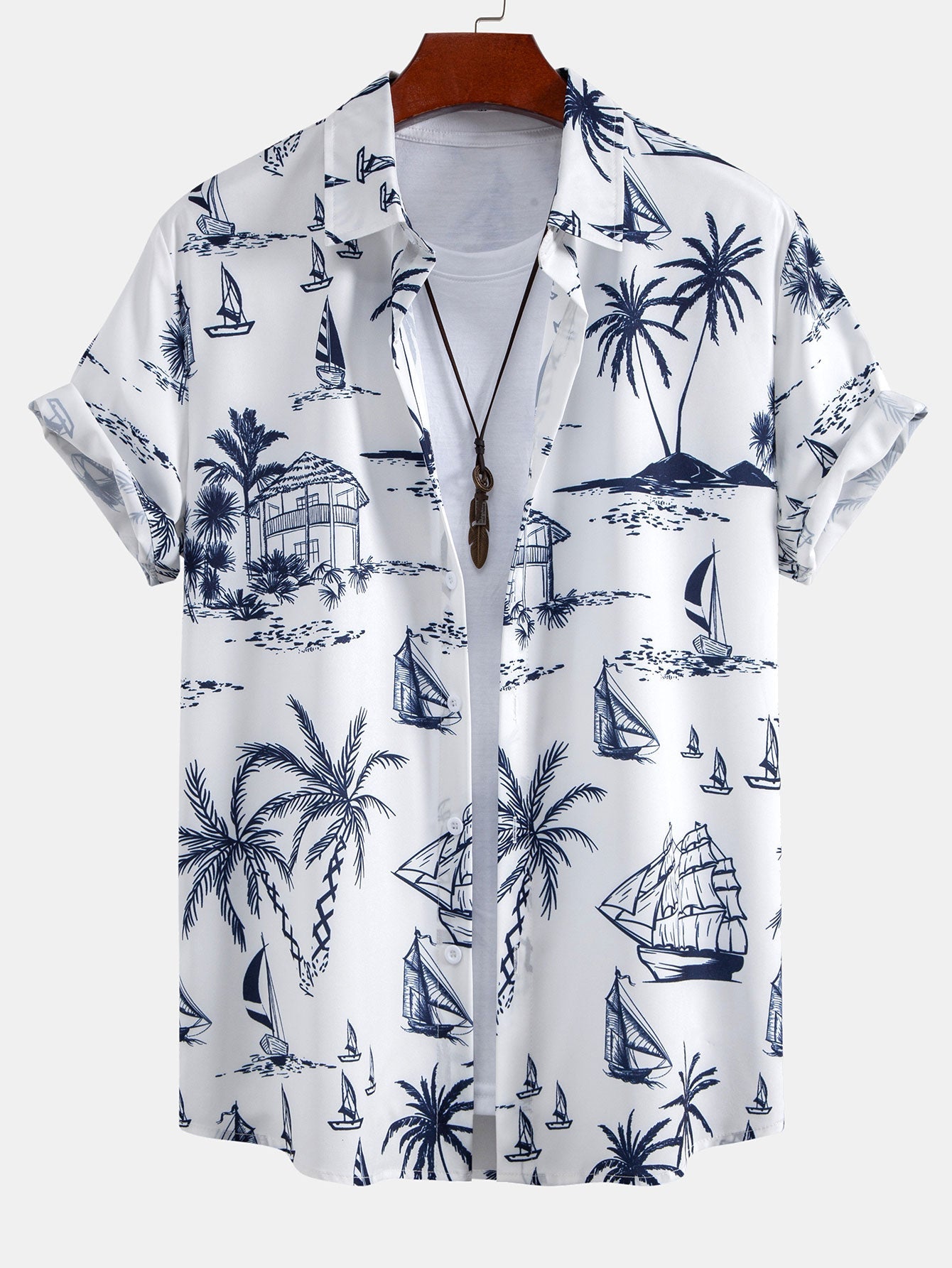 Finn | Men's Island Print 2 Piece Set Outfit