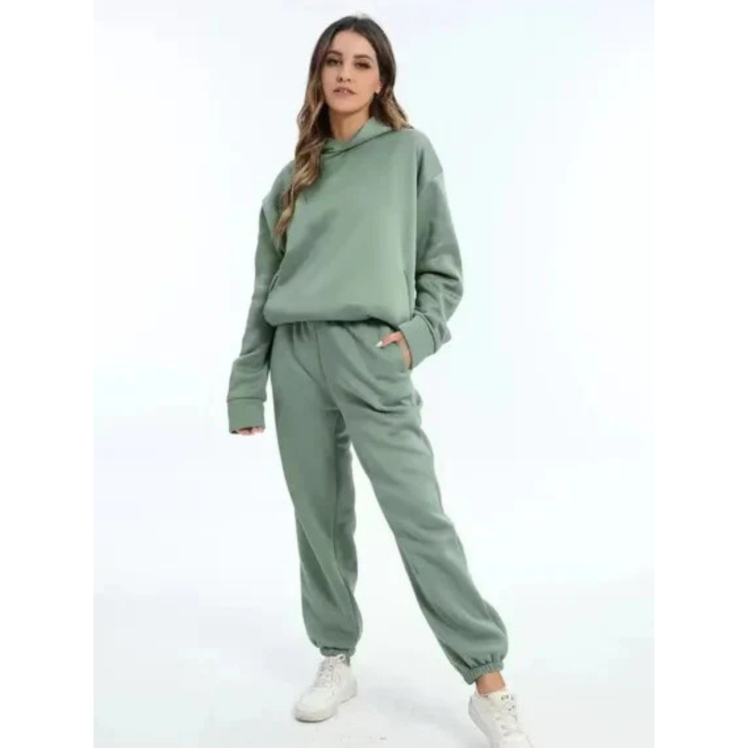 Women's Plus Size Casual Two-Piece Set