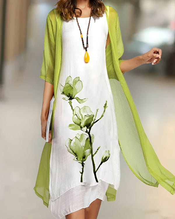 Dress with Free Cardigan