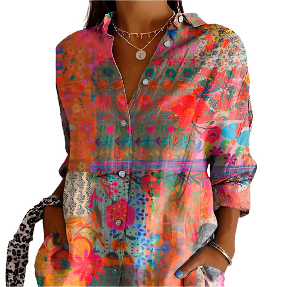 Harper | Women's Floral Button-Down Shirt
