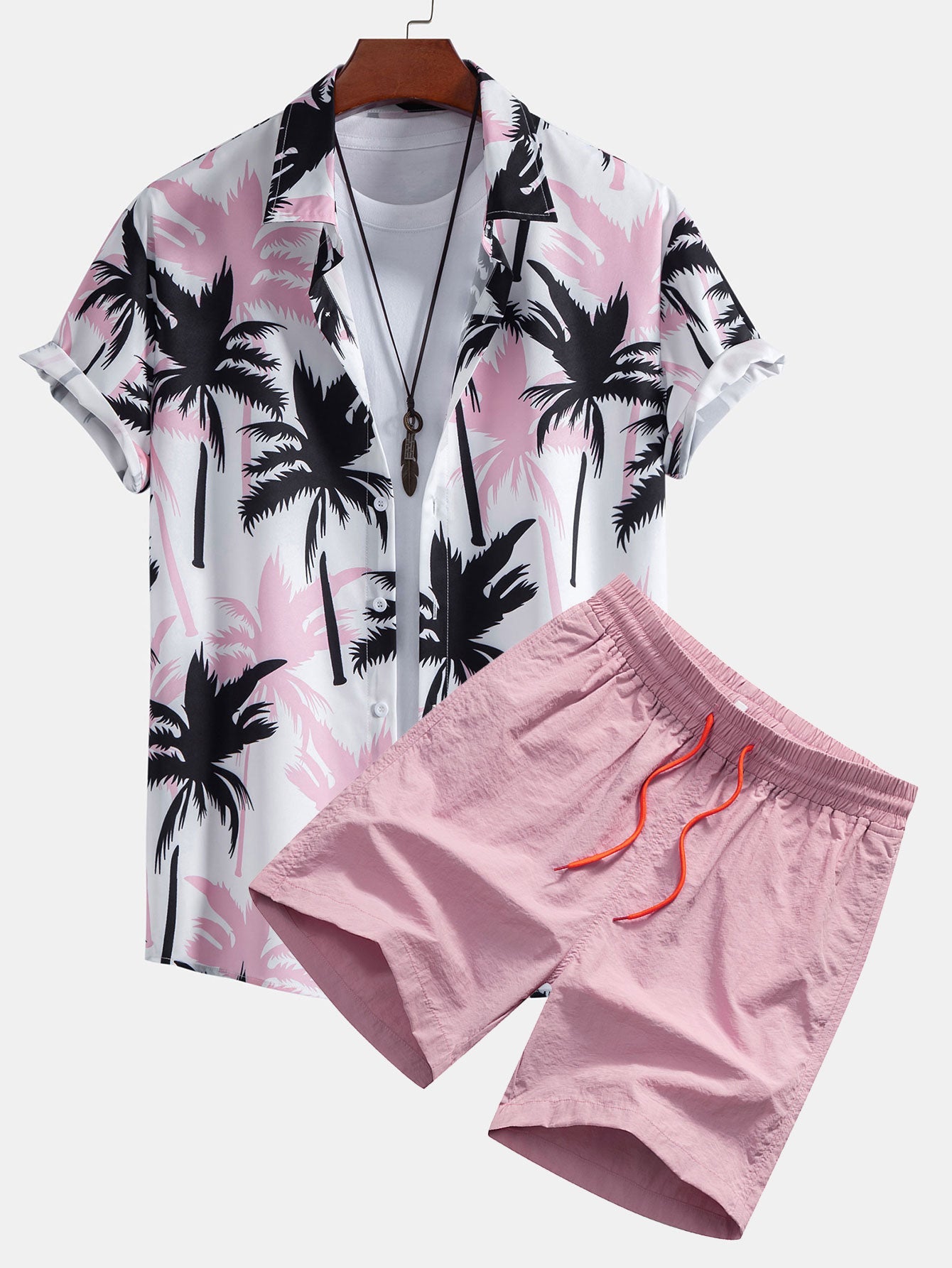 Jasper | Men's Palm Tree 2 Piece Set Outfit