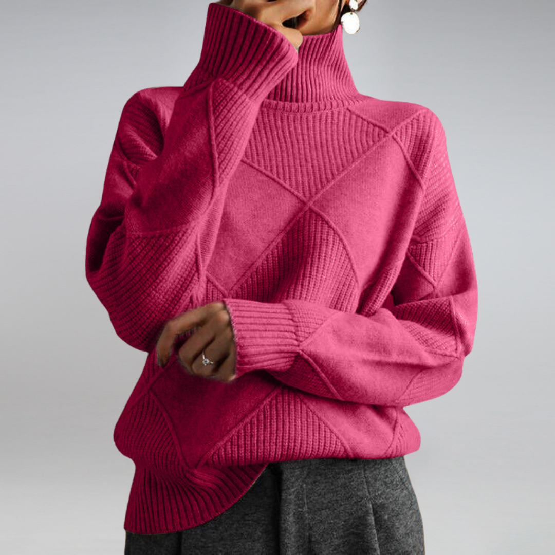 Cozy Cashmere Women's Turtleneck Sweater